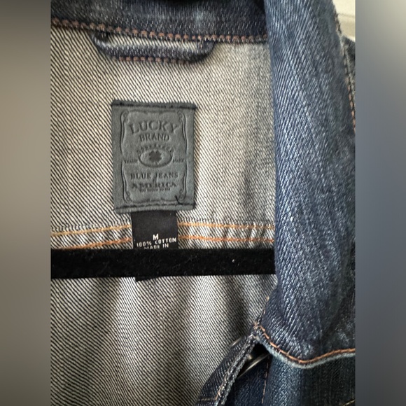 Lucky Brand Patchwork Denim Jacket  Size M NWOT - Picture 6 of 8